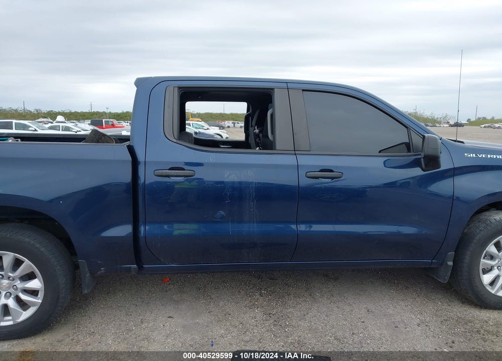2022 CHEVROLET SILVERADO 1500 2WD SHORT BED CUSTOM VIN: 1GCPABEK7NZ526789