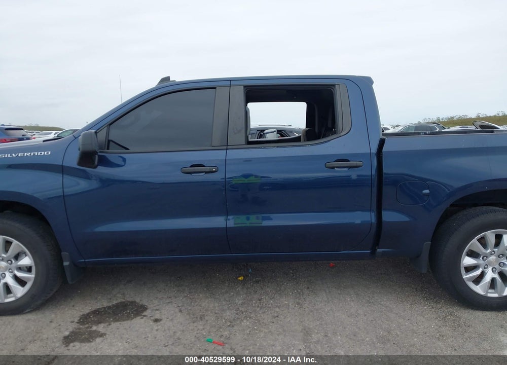 2022 CHEVROLET SILVERADO 1500 2WD SHORT BED CUSTOM VIN: 1GCPABEK7NZ526789