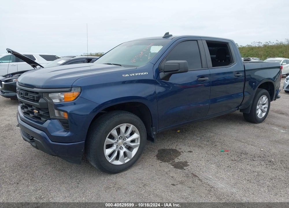 2022 CHEVROLET SILVERADO 1500 2WD SHORT BED CUSTOM VIN: 1GCPABEK7NZ526789