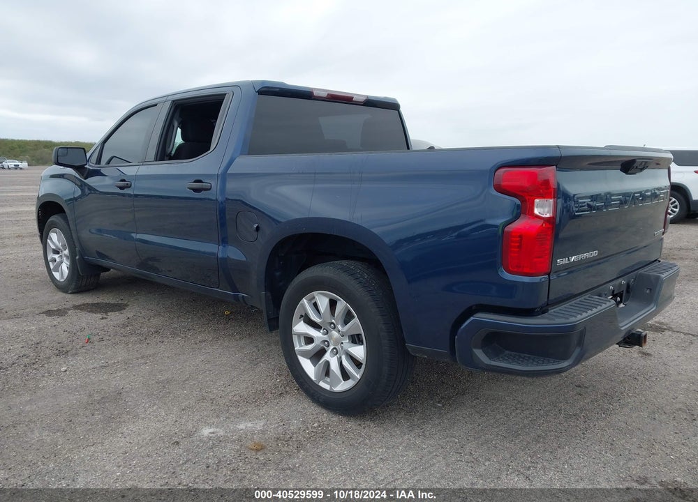 2022 CHEVROLET SILVERADO 1500 2WD SHORT BED CUSTOM VIN: 1GCPABEK7NZ526789
