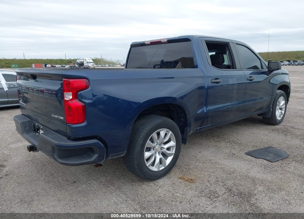 2022 CHEVROLET SILVERADO 1500 2WD SHORT BED CUSTOM VIN: 1GCPABEK7NZ526789