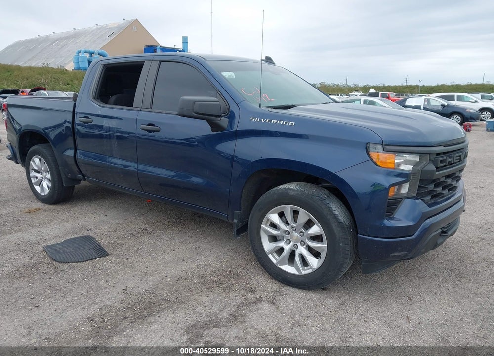2022 CHEVROLET SILVERADO 1500 2WD SHORT BED CUSTOM VIN: 1GCPABEK7NZ526789