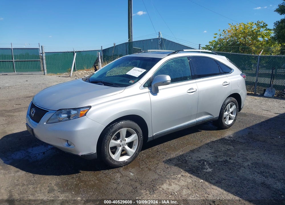 2010 LEXUS RX 350 VIN: 2T2BK1BA9AC076107