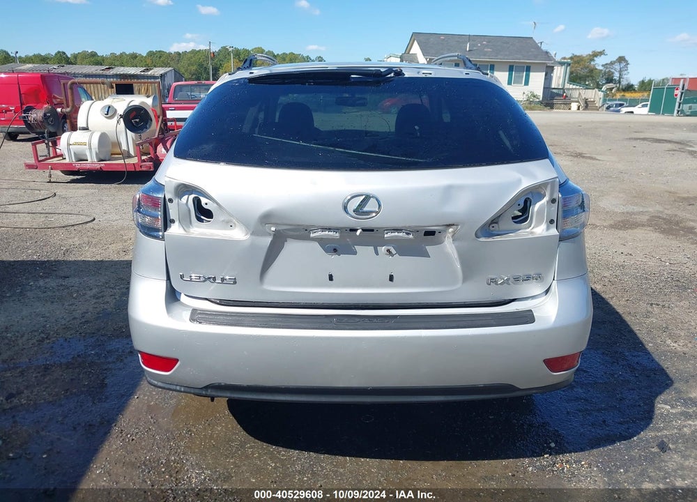 2010 LEXUS RX 350 VIN: 2T2BK1BA9AC076107