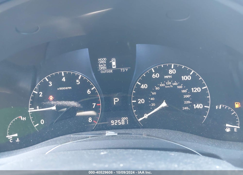 2010 LEXUS RX 350 VIN: 2T2BK1BA9AC076107