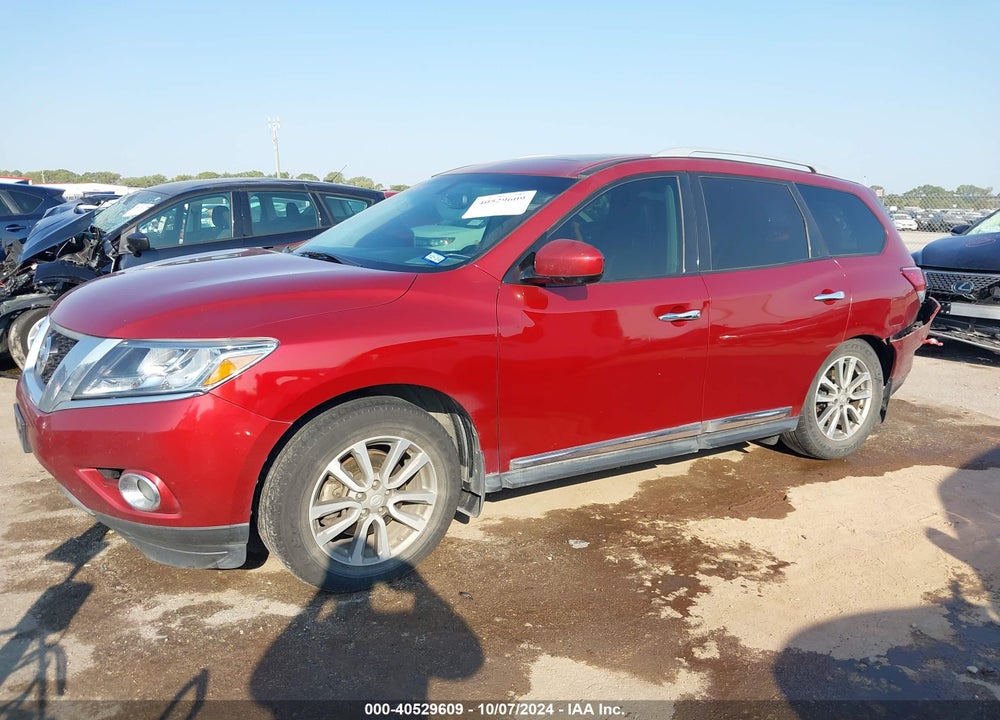 2015 NISSAN PATHFINDER SL VIN: 5N1AR2MN1FC612044