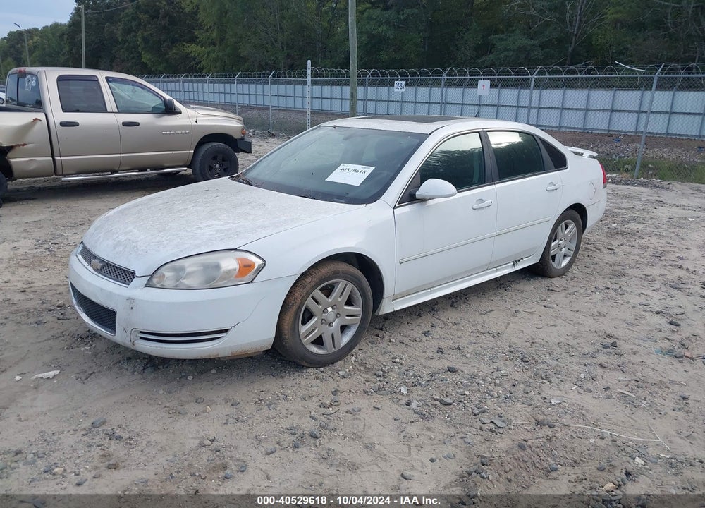 2012 CHEVROLET IMPALA LT VIN: 2G1WG5E34C1161507