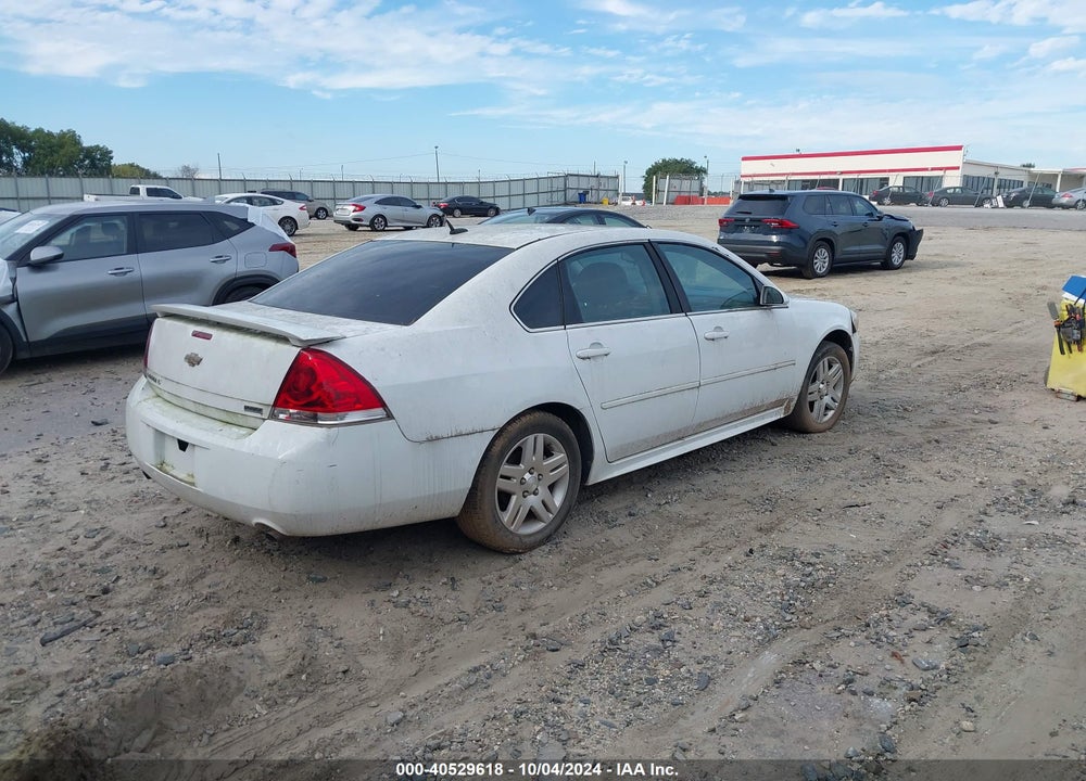 2012 CHEVROLET IMPALA LT VIN: 2G1WG5E34C1161507