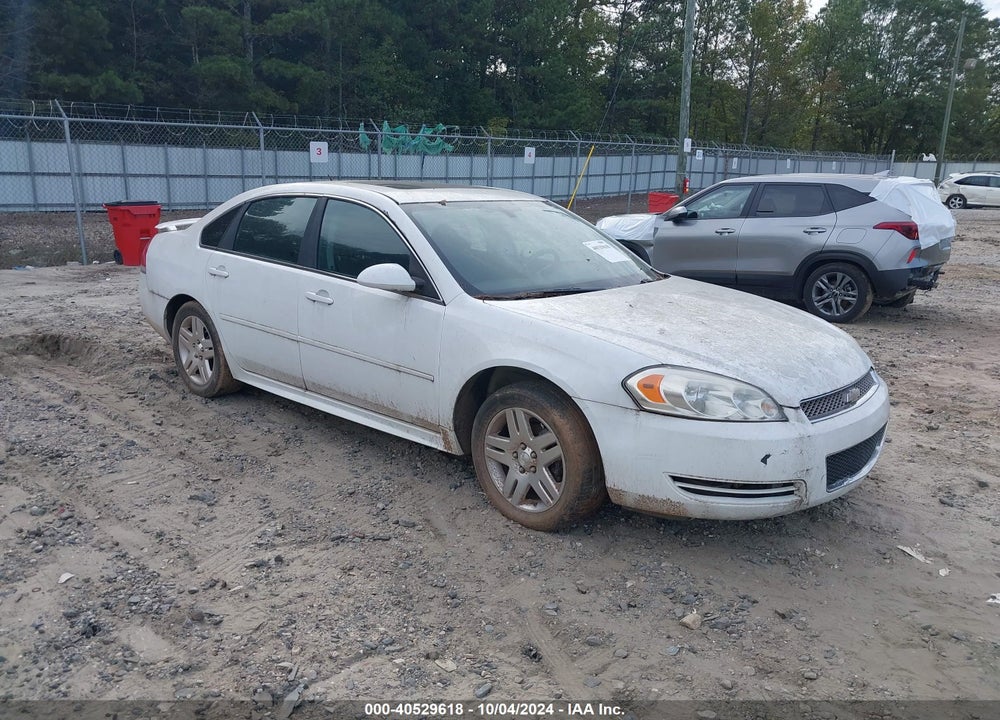 2012 CHEVROLET IMPALA LT VIN: 2G1WG5E34C1161507