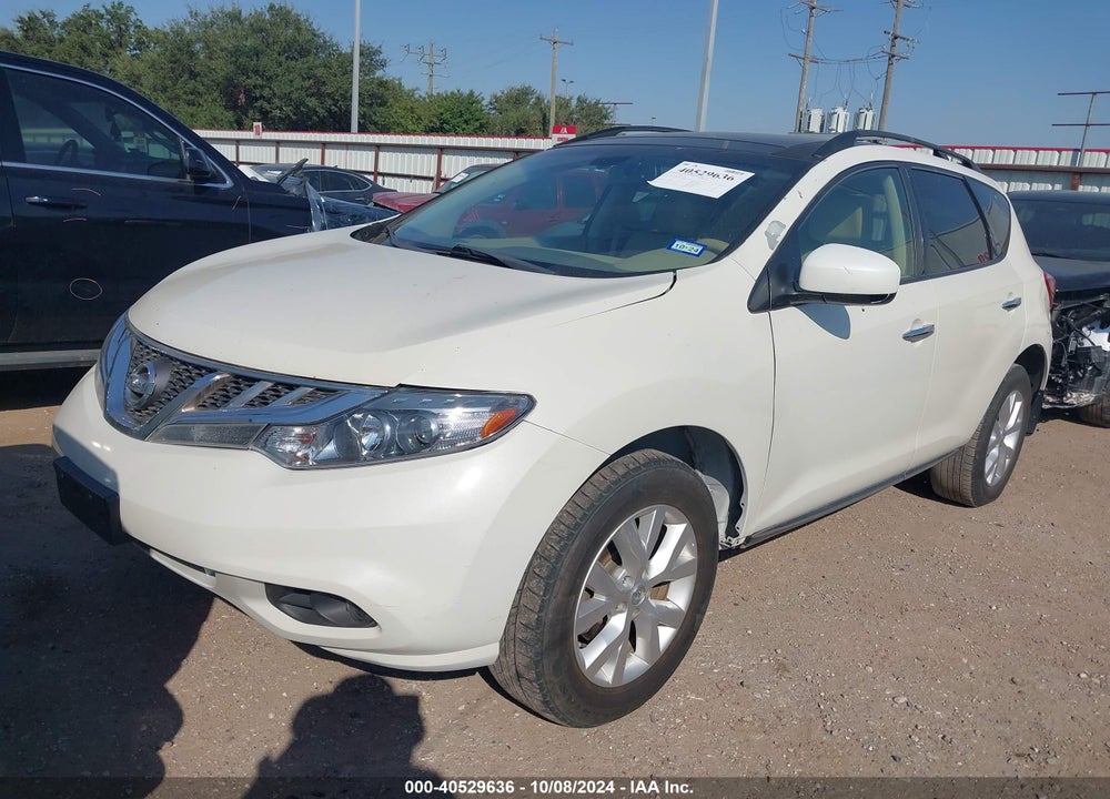 2014 NISSAN MURANO SL VIN: JN8AZ1MU7EW404371