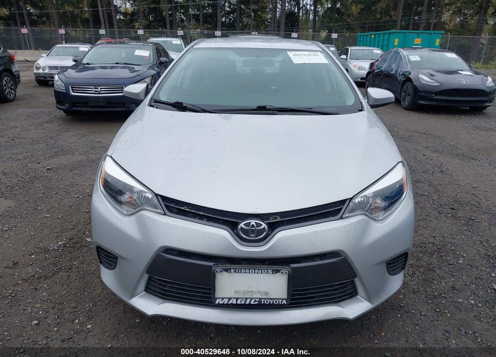 2015 TOYOTA COROLLA LE VIN: 5YFBURHE6FP365296