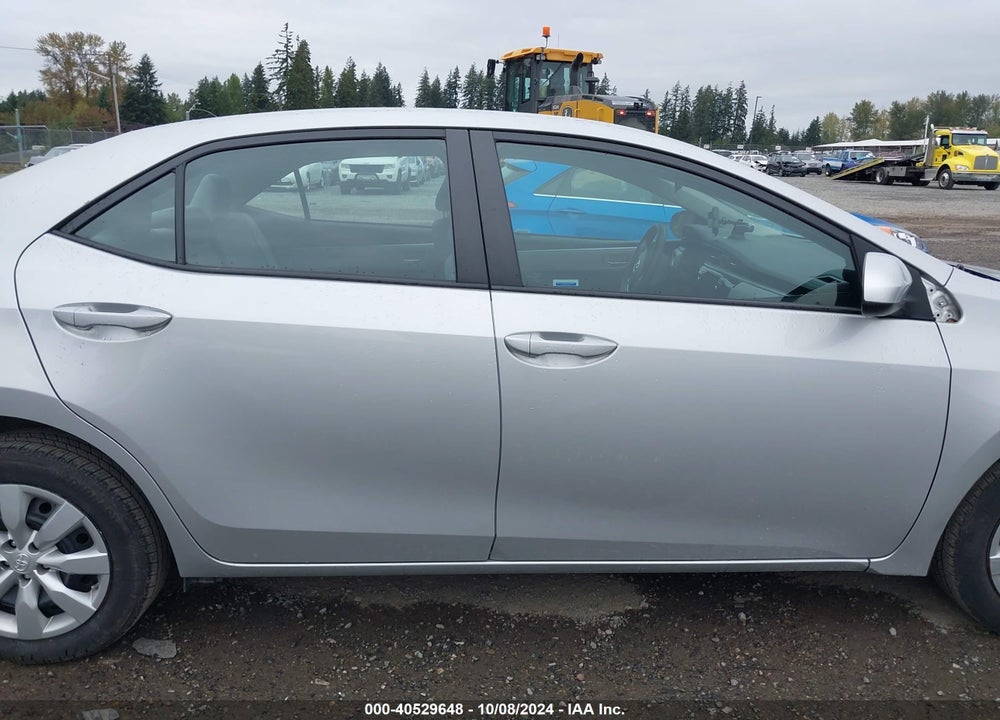 2015 TOYOTA COROLLA LE VIN: 5YFBURHE6FP365296