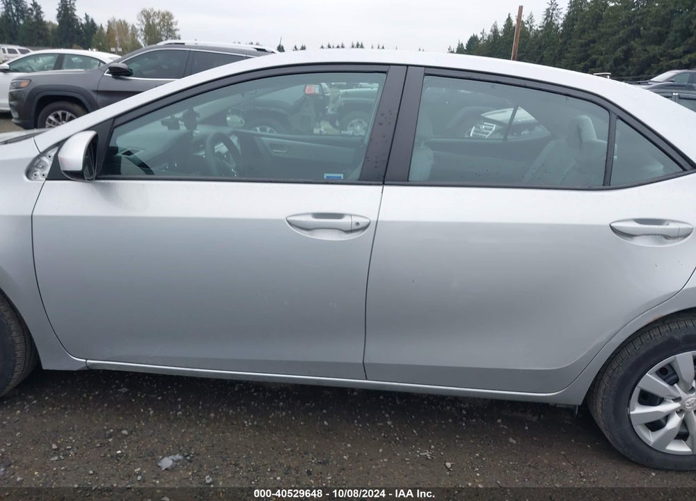 2015 TOYOTA COROLLA LE VIN: 5YFBURHE6FP365296