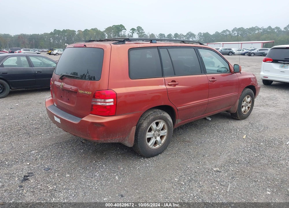 2003 TOYOTA HIGHLANDER VIN: JTEGD21A030065985