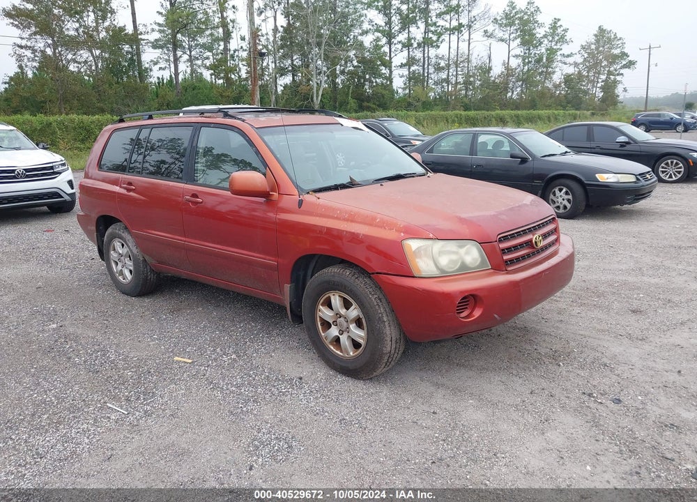 2003 TOYOTA HIGHLANDER VIN: JTEGD21A030065985