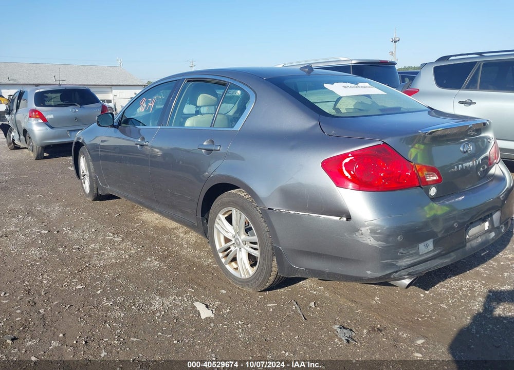 2012 INFINITI G37X VIN: JN1CV6AR6CM976153