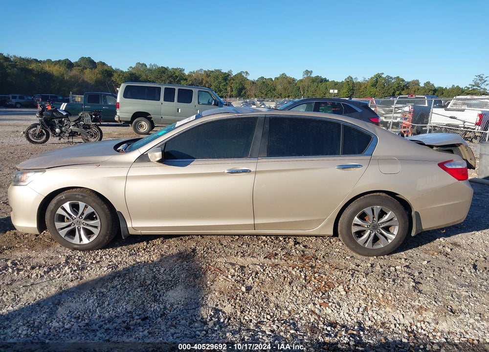 2013 HONDA ACCORD LX VIN: 1HGCR2F38DA163321