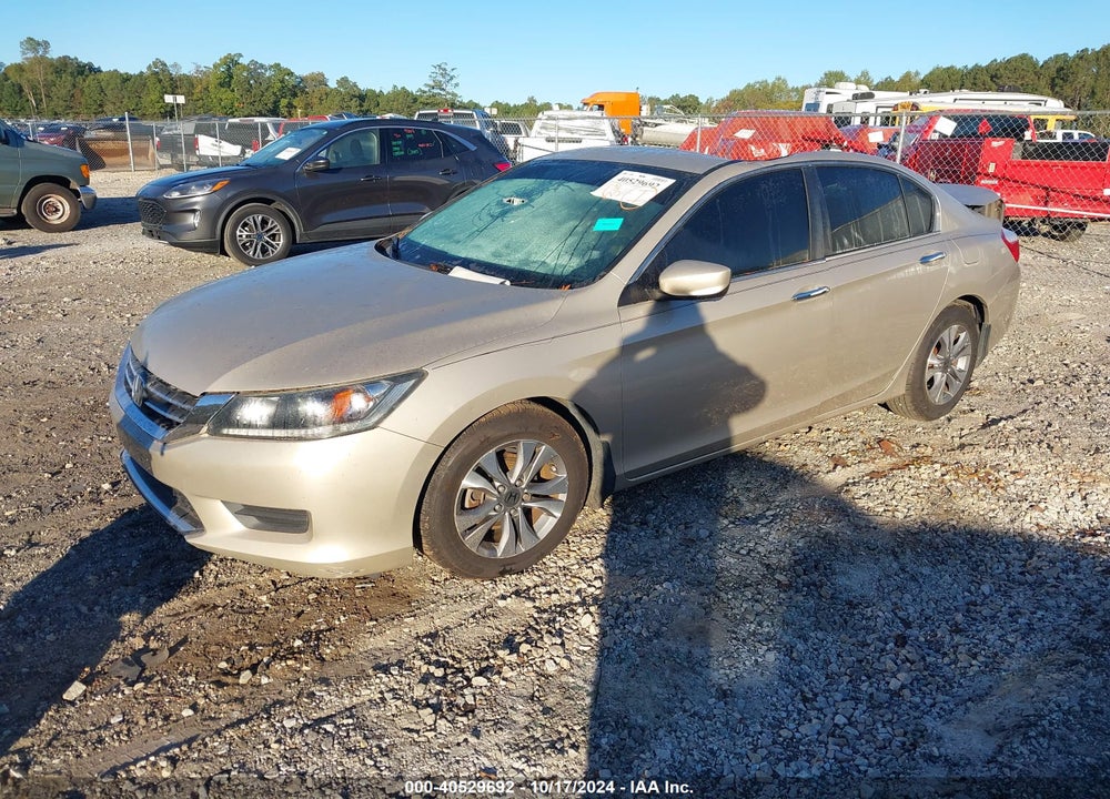 2013 HONDA ACCORD LX VIN: 1HGCR2F38DA163321