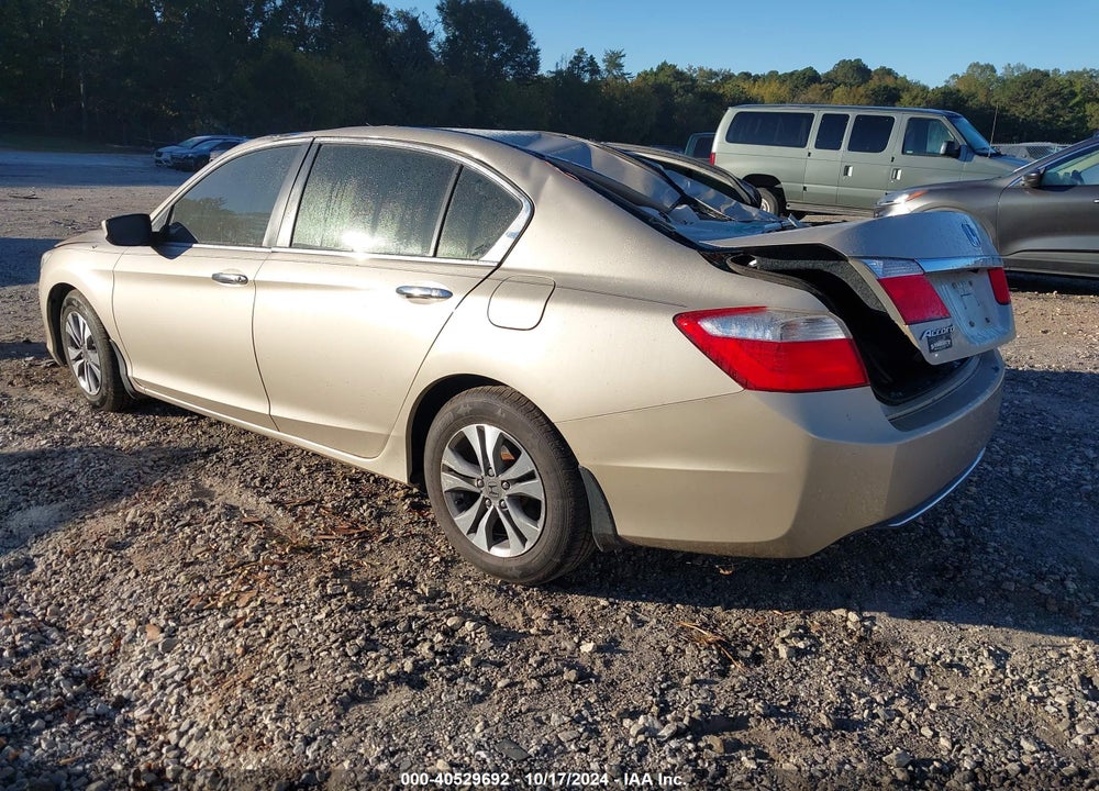 2013 HONDA ACCORD LX VIN: 1HGCR2F38DA163321