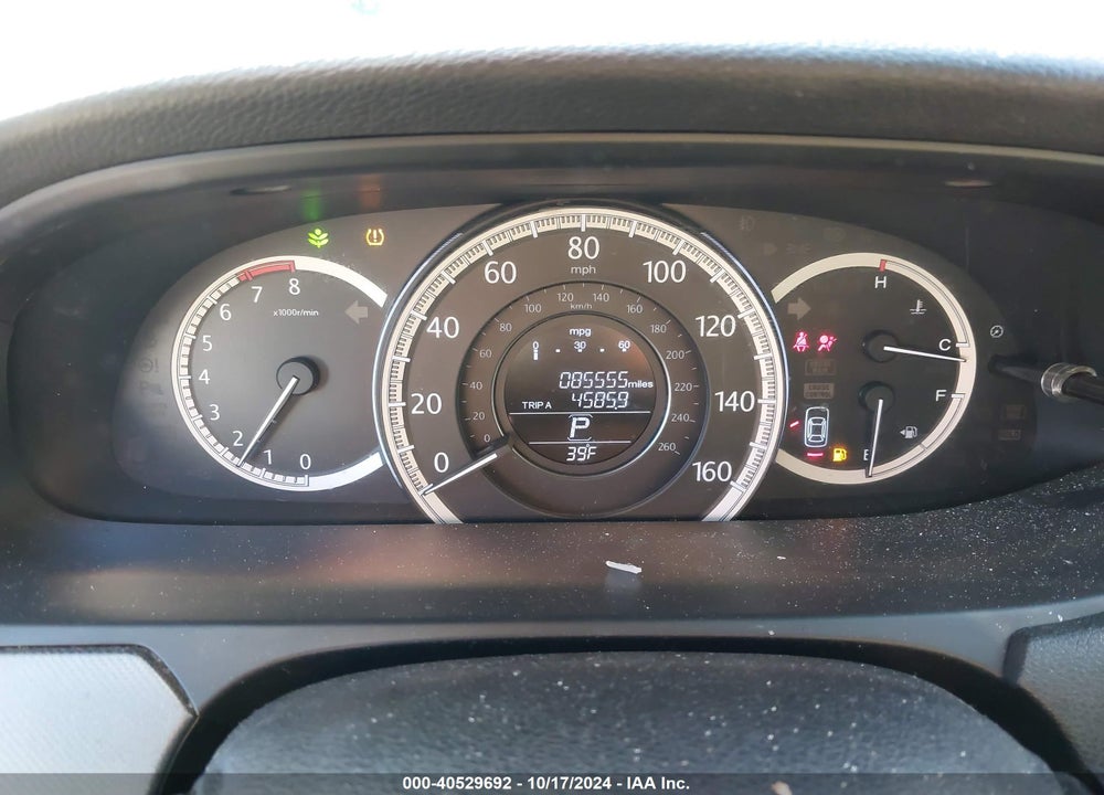 2013 HONDA ACCORD LX VIN: 1HGCR2F38DA163321