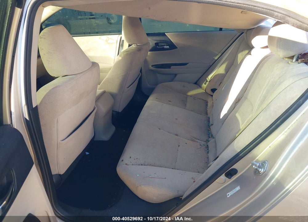 2013 HONDA ACCORD LX VIN: 1HGCR2F38DA163321