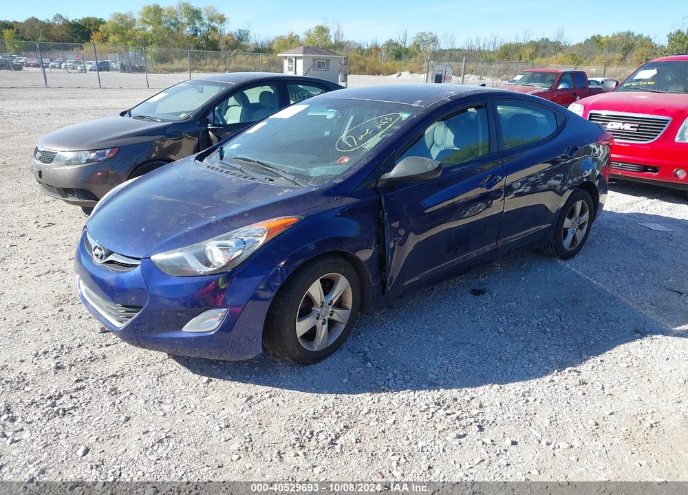 2012 HYUNDAI ELANTRA GLS VIN: 5NPDH4AE4CH103148