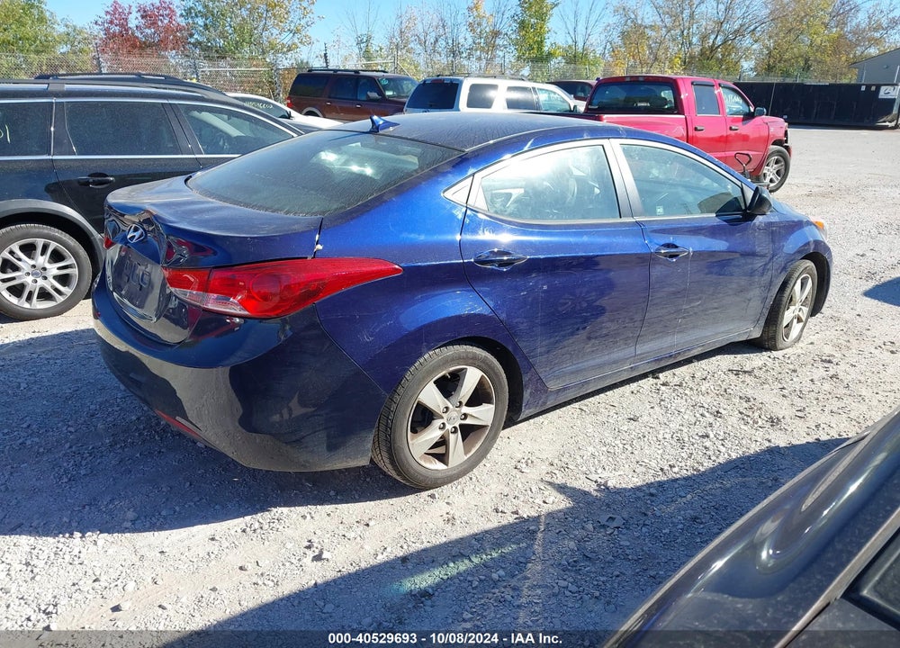 2012 HYUNDAI ELANTRA GLS VIN: 5NPDH4AE4CH103148