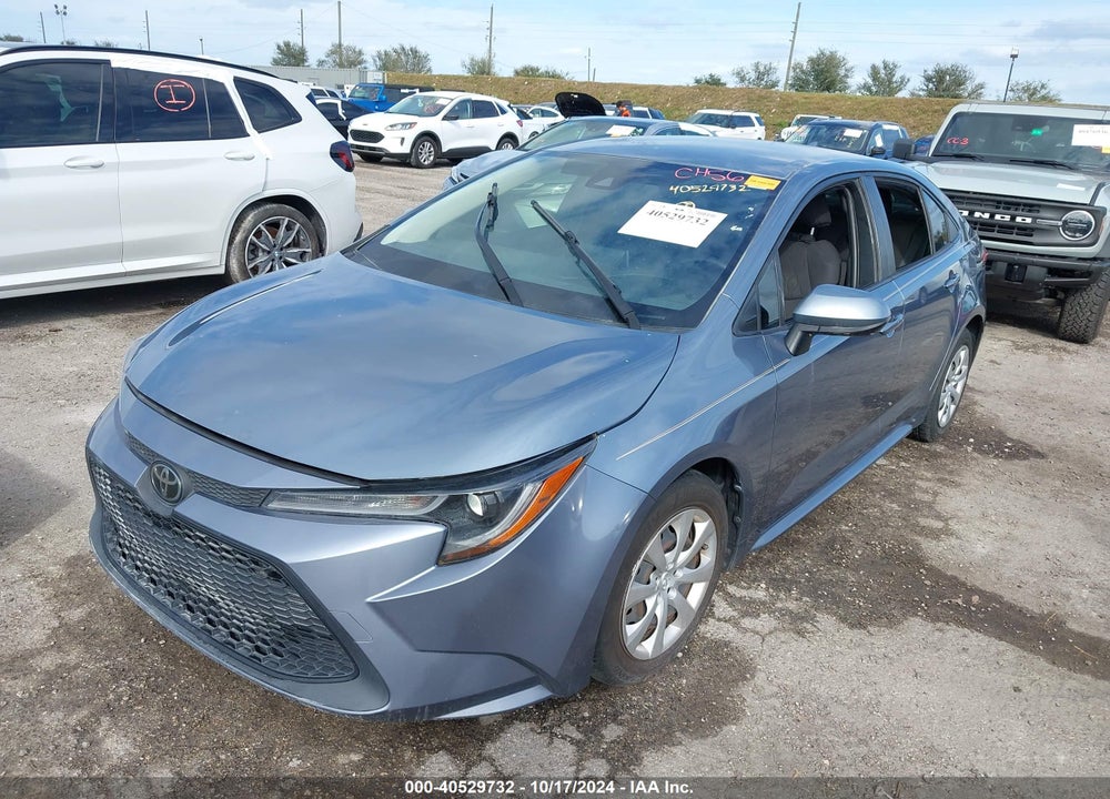 2020 TOYOTA COROLLA LE VIN: JTDEPRAE0LJ070855