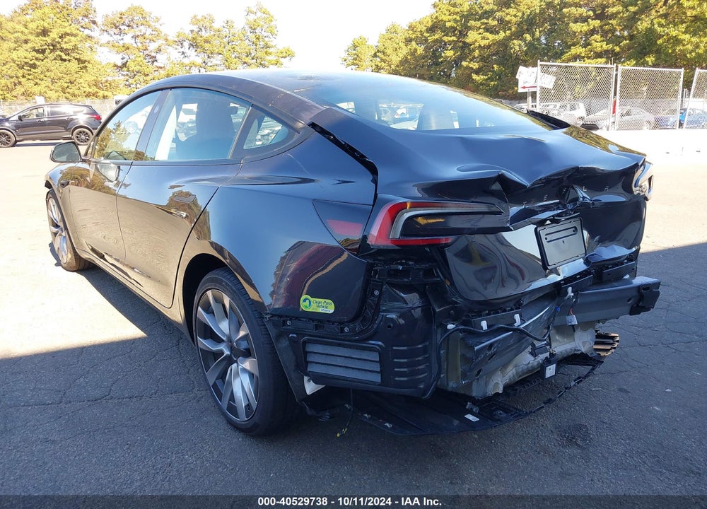 2024 TESLA MODEL 3 REAR-WHEEL DRIVE VIN: 5YJ3E1EA1RF751516