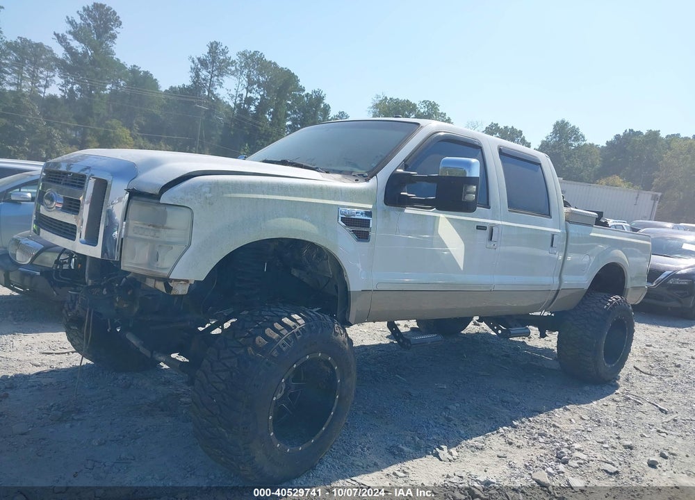 2008 FORD F-250 KING RANCH VIN: 1FTSW21R88ED02053