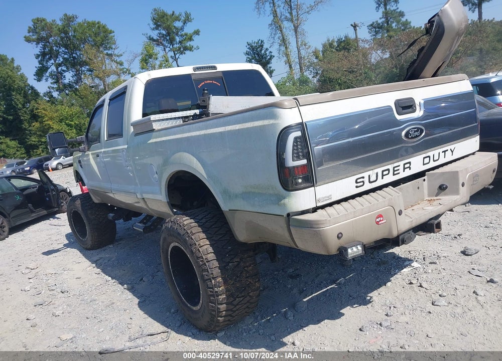 2008 FORD F-250 KING RANCH VIN: 1FTSW21R88ED02053