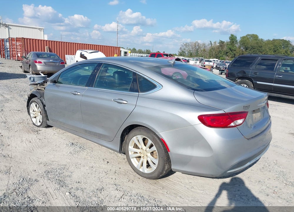 2017 CHRYSLER 200 LIMITED PLATINUM VIN: 1C3CCCAB2HN506289