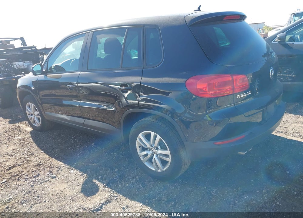 2013 VOLKSWAGEN TIGUAN S VIN: WVGBV7AX7DW508818