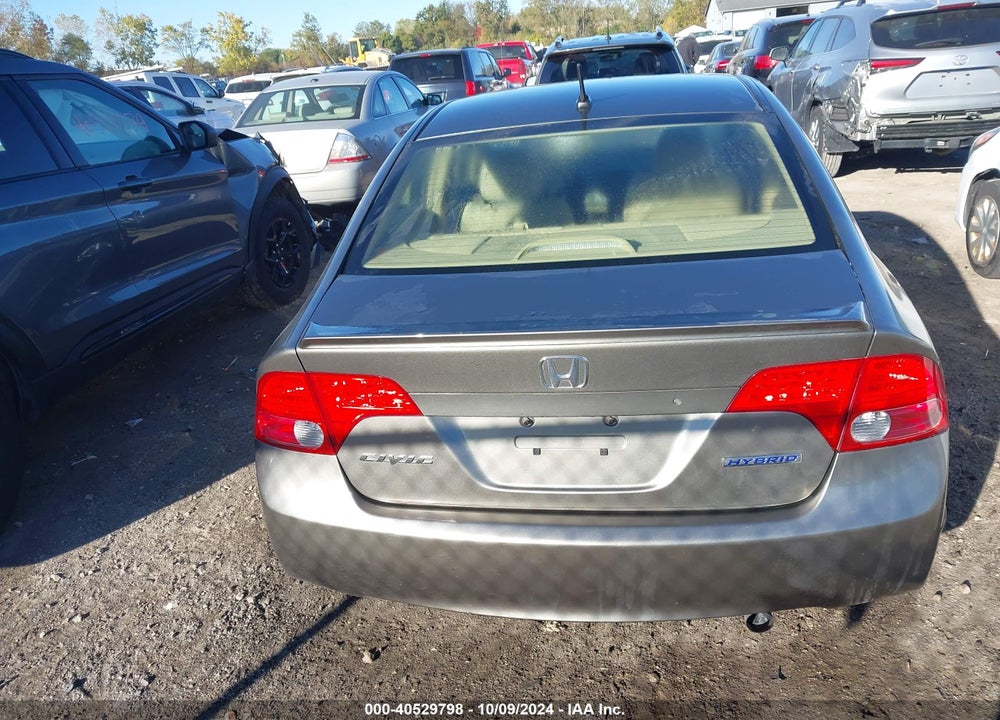 2007 HONDA CIVIC HYBRID VIN: JHMFA36217S025469