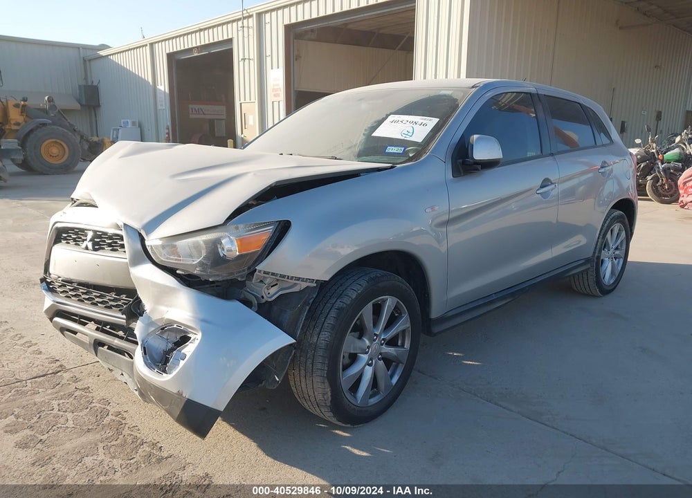 2015 MITSUBISHI OUTLANDER SPORT ES VIN: 4A4AP3AU7FE054659