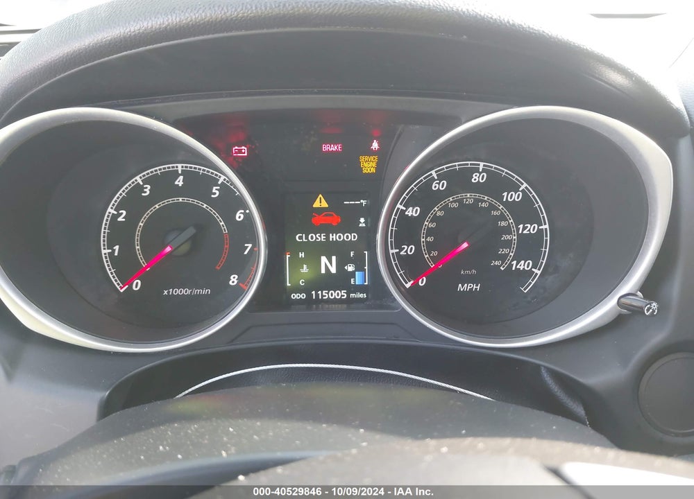 2015 MITSUBISHI OUTLANDER SPORT ES VIN: 4A4AP3AU7FE054659