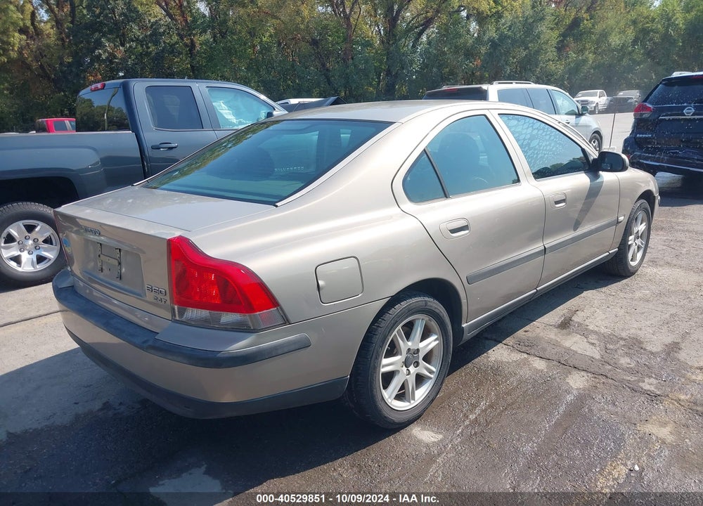 2001 VOLVO S60 2.4T VIN: YV1RS58D712010000