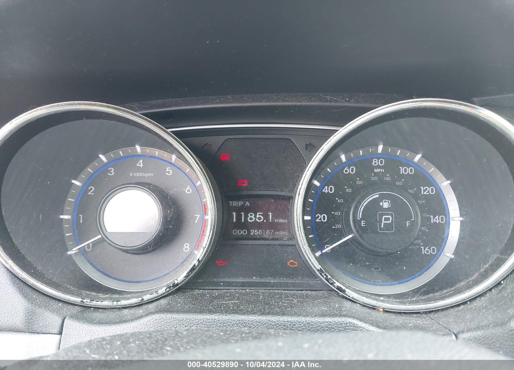 2014 HYUNDAI SONATA GLS VIN: 5NPEB4AC8EH923143