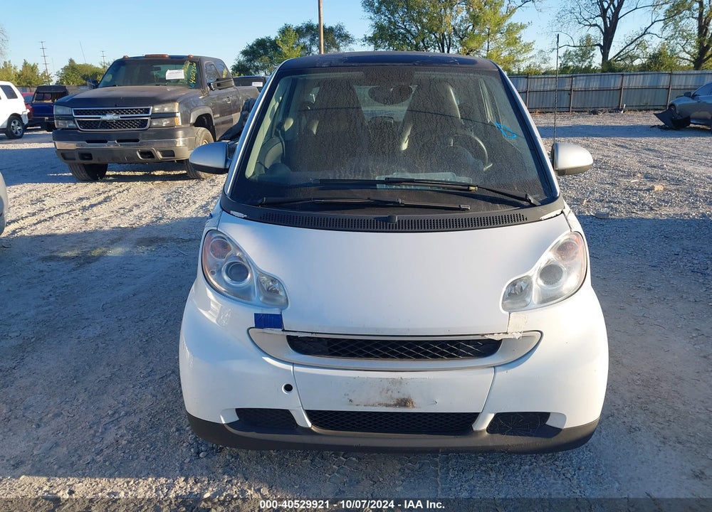 2012 SMART FORTWO PASSION/PURE VIN: WMEEJ3BA6CK569312