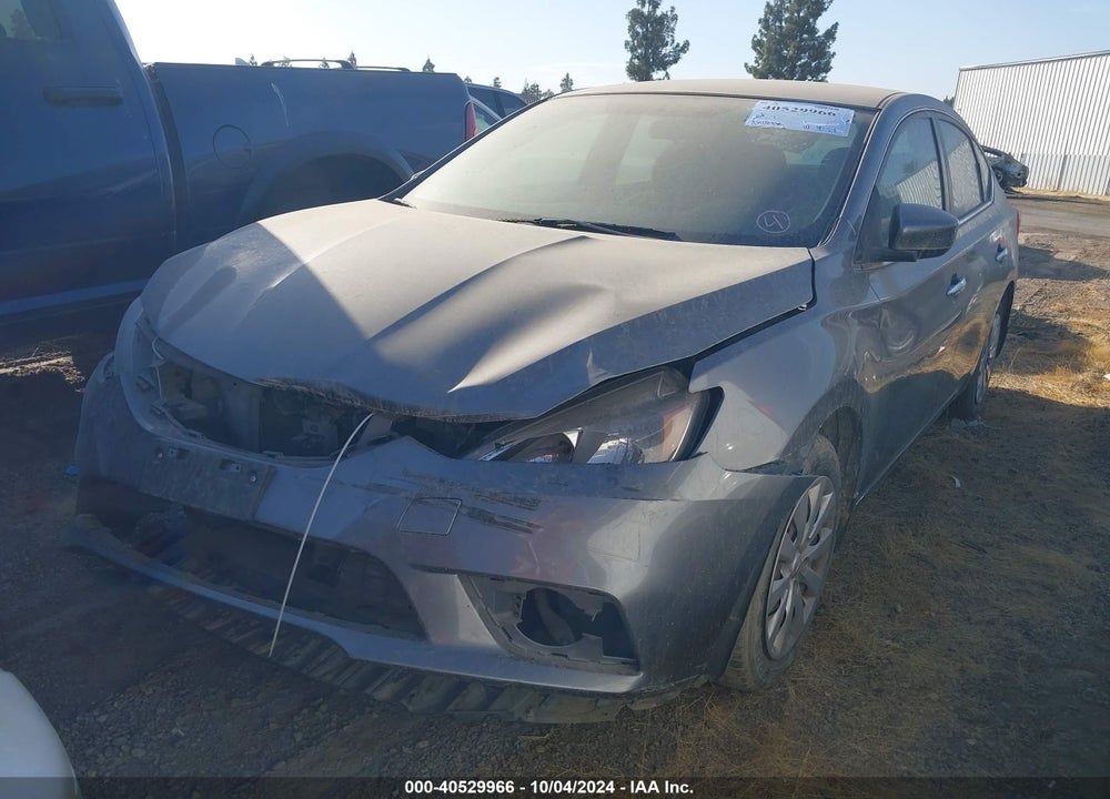 2016 NISSAN SENTRA S VIN: 3N1AB7AP4GY319651