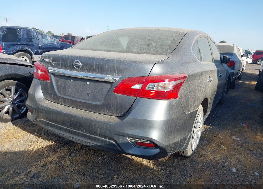 2016 NISSAN SENTRA S VIN: 3N1AB7AP4GY319651