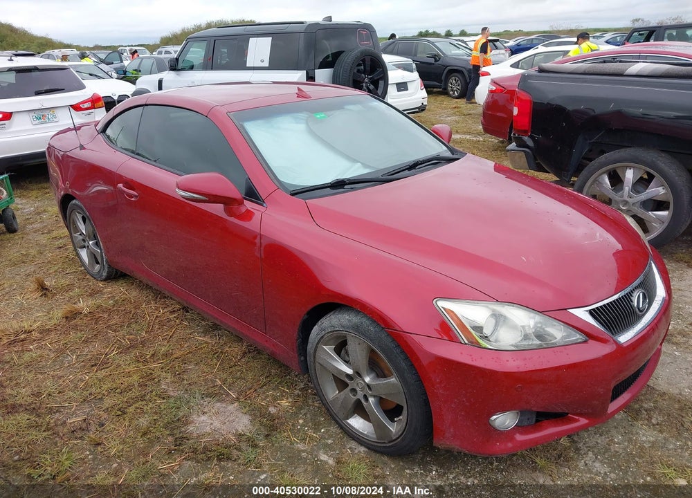 2010 LEXUS IS 250C VIN: JTHFF2C25A2510074