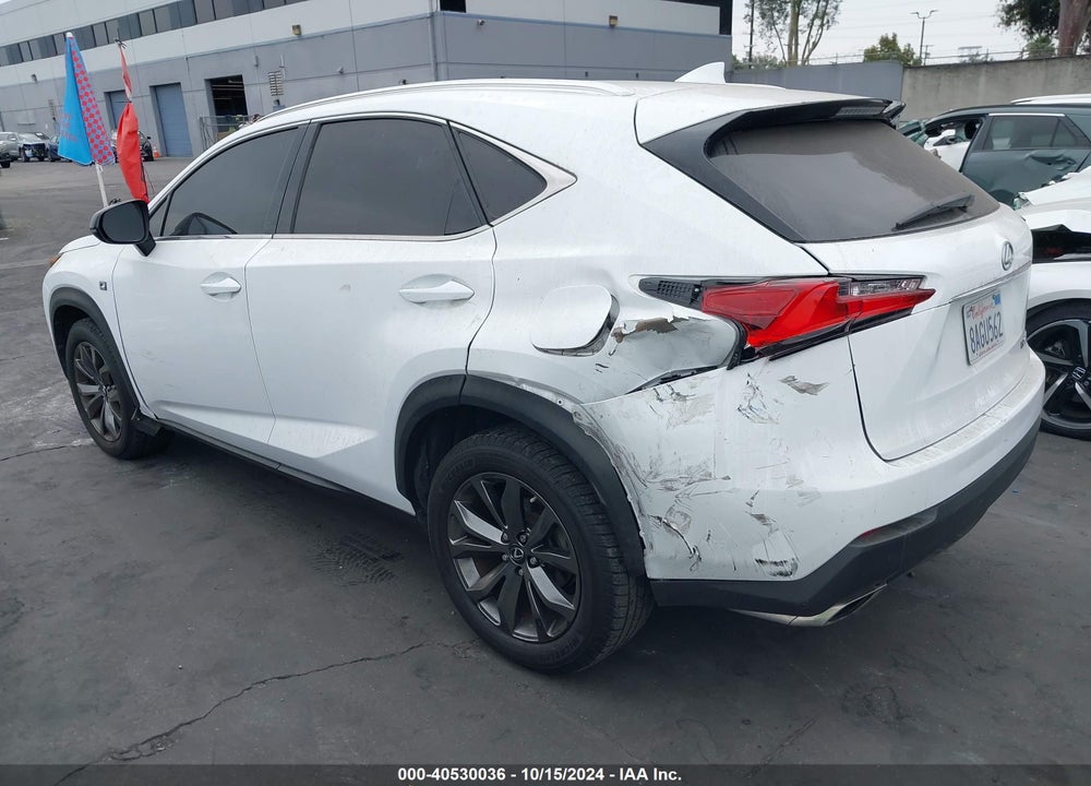 2017 LEXUS NX 200T F SPORT VIN: JTJYARBZ0H2083801