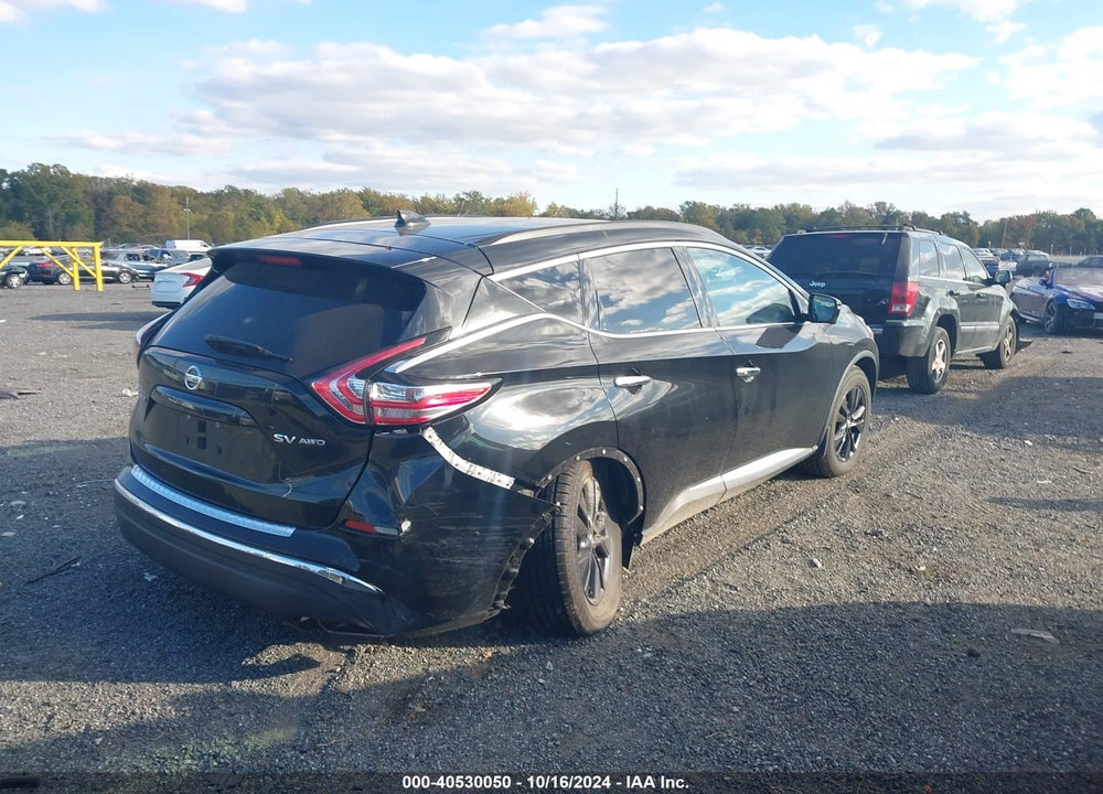 2018 NISSAN MURANO SV VIN: 5N1AZ2MH0JN113713