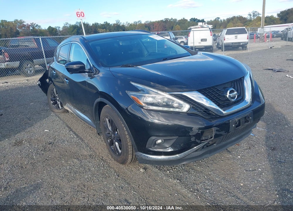 2018 NISSAN MURANO SV VIN: 5N1AZ2MH0JN113713