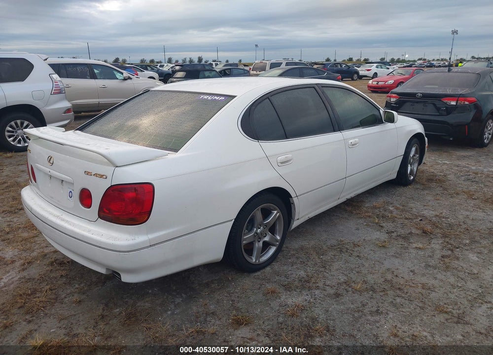 2001 LEXUS GS 430 VIN: JT8BL69S810003672