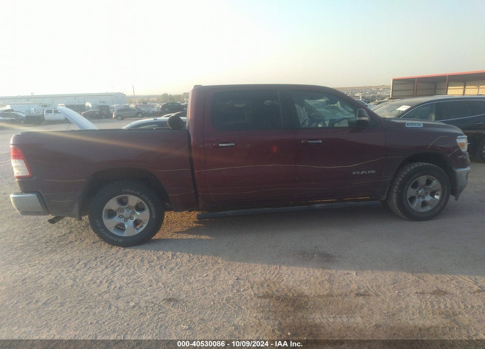 2019 RAM 1500 BIG HORN/LONE STAR 4X4 5'7 BOX VIN: 1C6RRFFG3KN862243