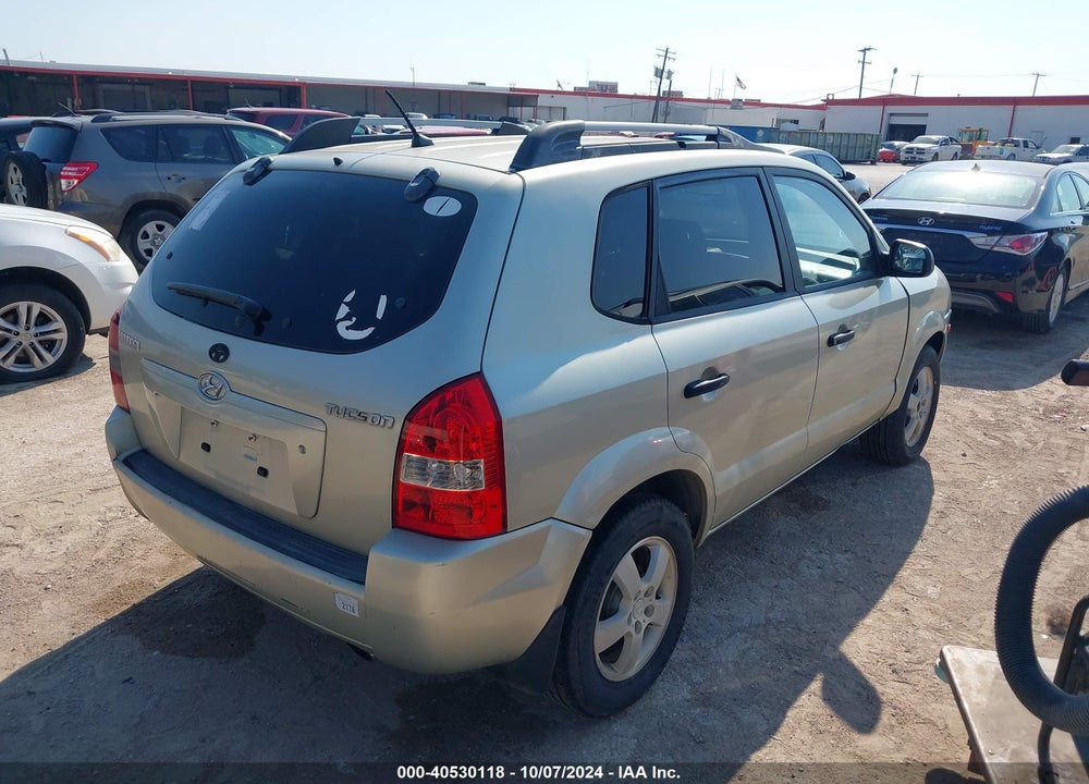 2007 HYUNDAI TUCSON GLS VIN: KM8JM12B97U632037