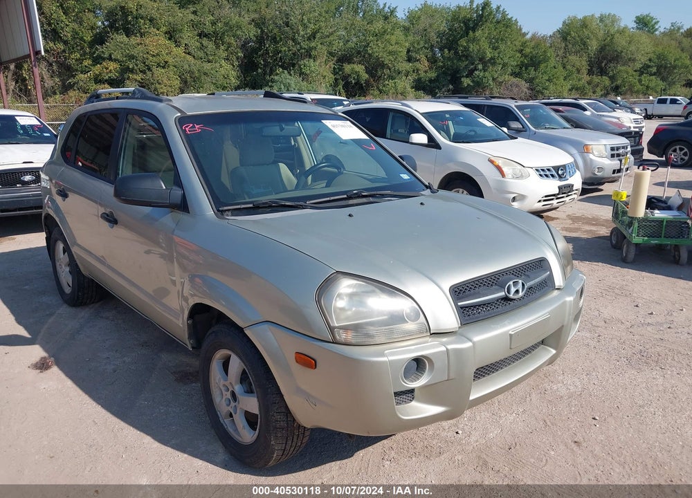 2007 HYUNDAI TUCSON GLS VIN: KM8JM12B97U632037