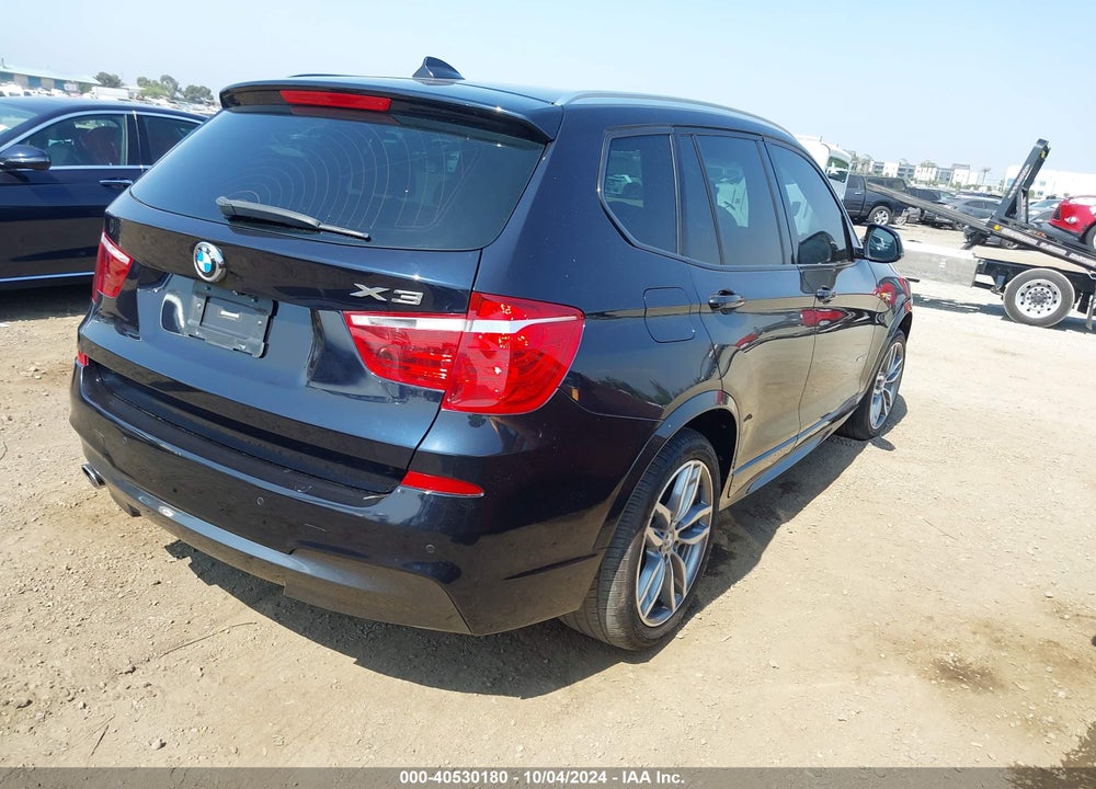 2015 BMW X3 XDRIVE28D VIN: 5UXWY3C54F0F83758
